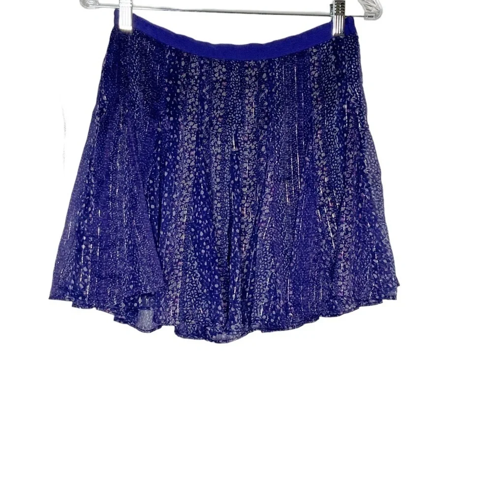 AMERICAN Eagle Outfitters purple full skirt with pleats and side zipper. Kids